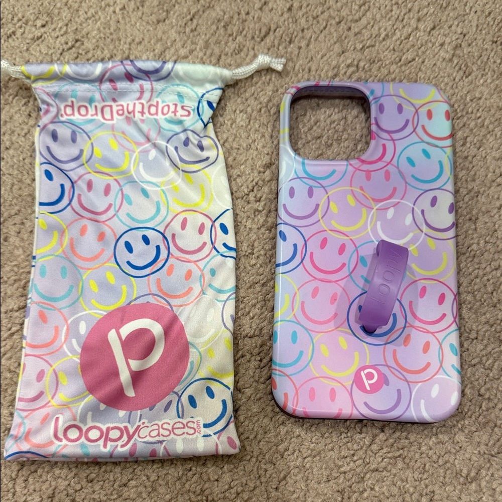 Loopy Case Multicolor Smiley Phone Case